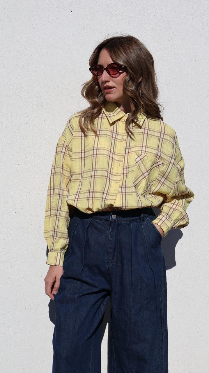 Chemise Oversize à Carreaux