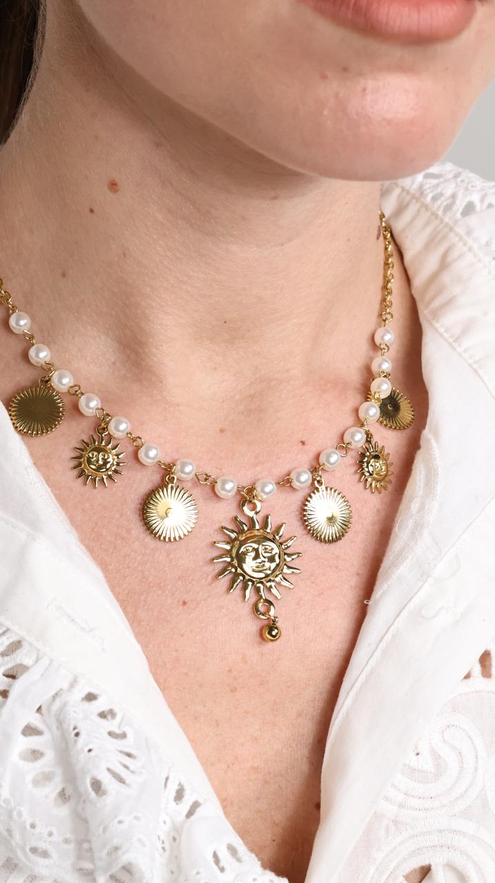 Collier "Solstice Céleste"