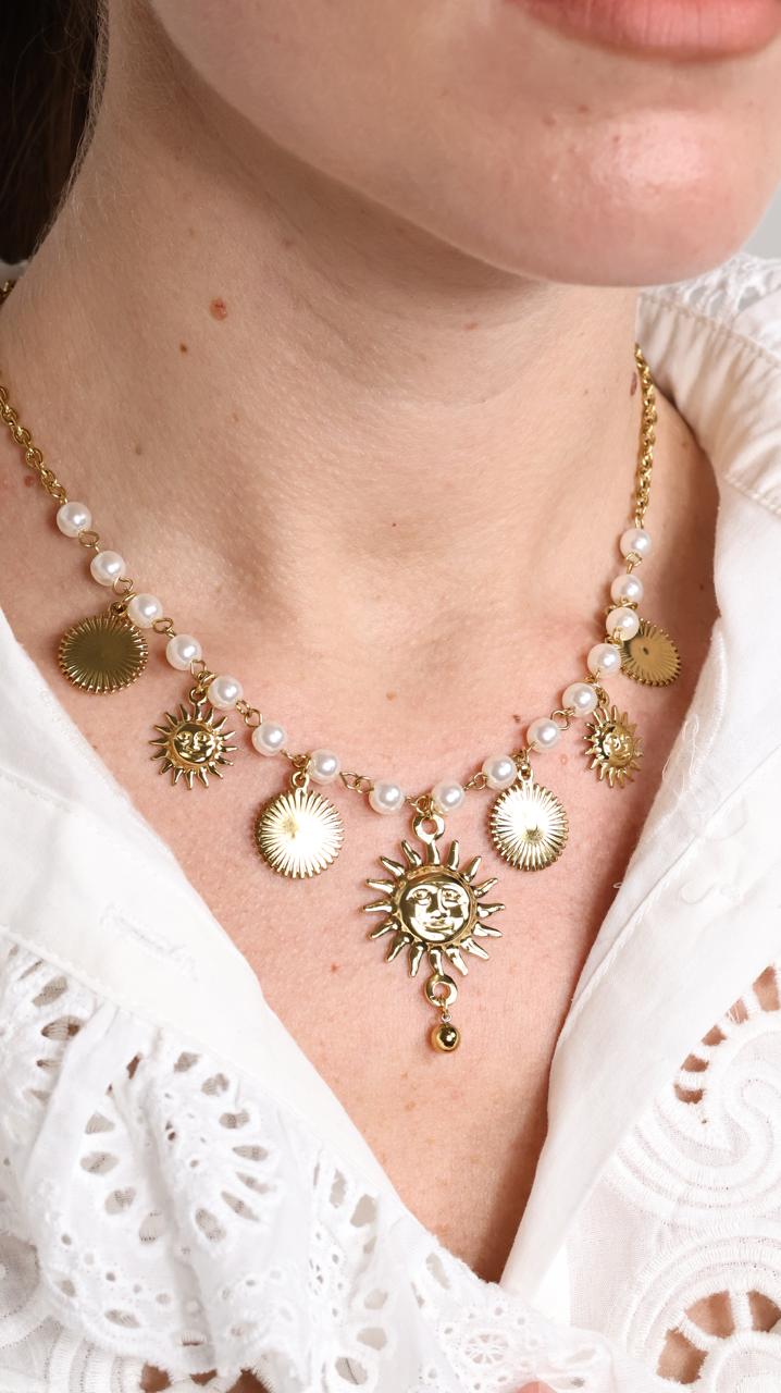 Collier "Solstice Céleste"