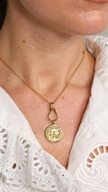 Collier Médaille "Héritage" Doré