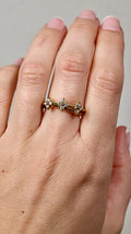 Bague Trèfle Étoilé Or
