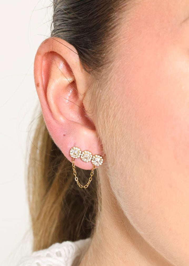Boucles d'Oreilles Trio de Lumière