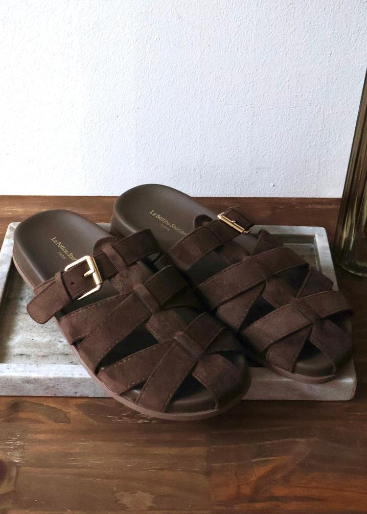 Mule ROSAS chocolat