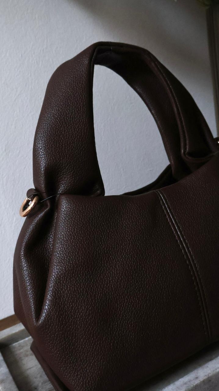 Sac à Main Puffy - Chocolat