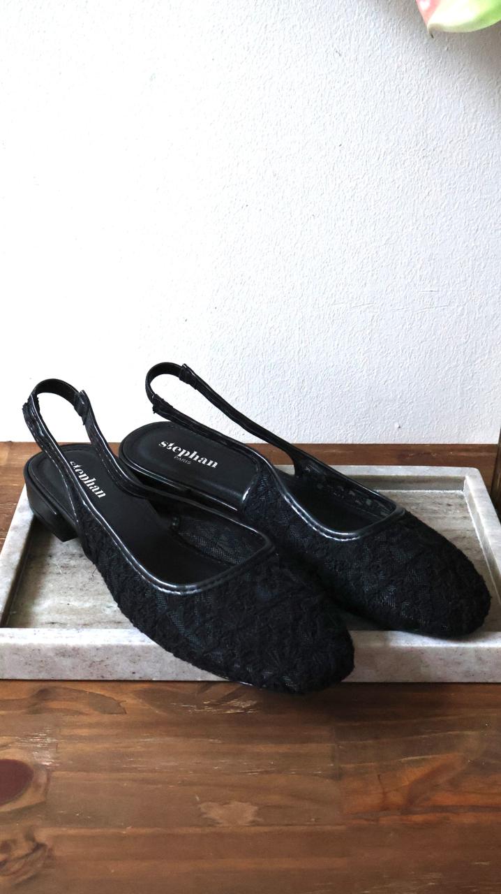 Escarpins Slingback en Dentelle