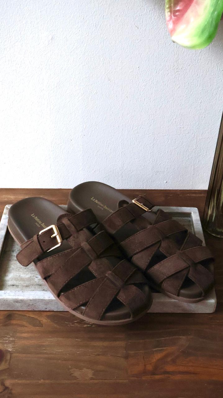 Mule ROSAS chocolat