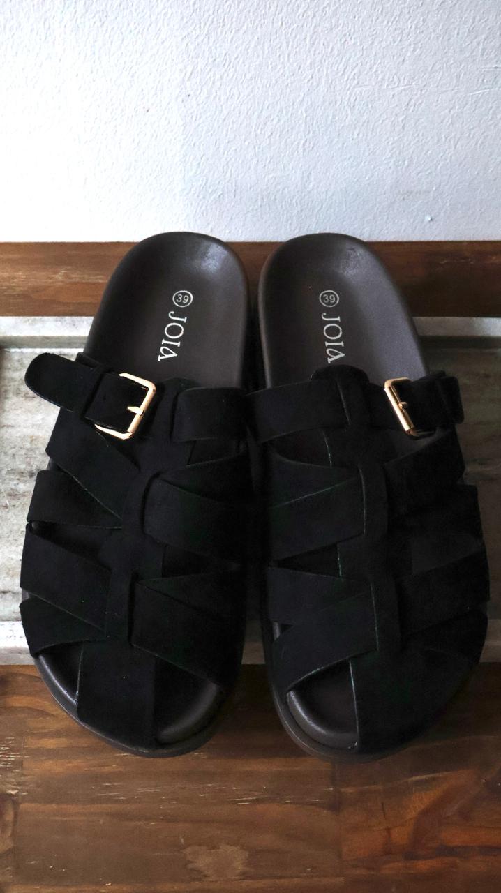 Mules ROSAS noir