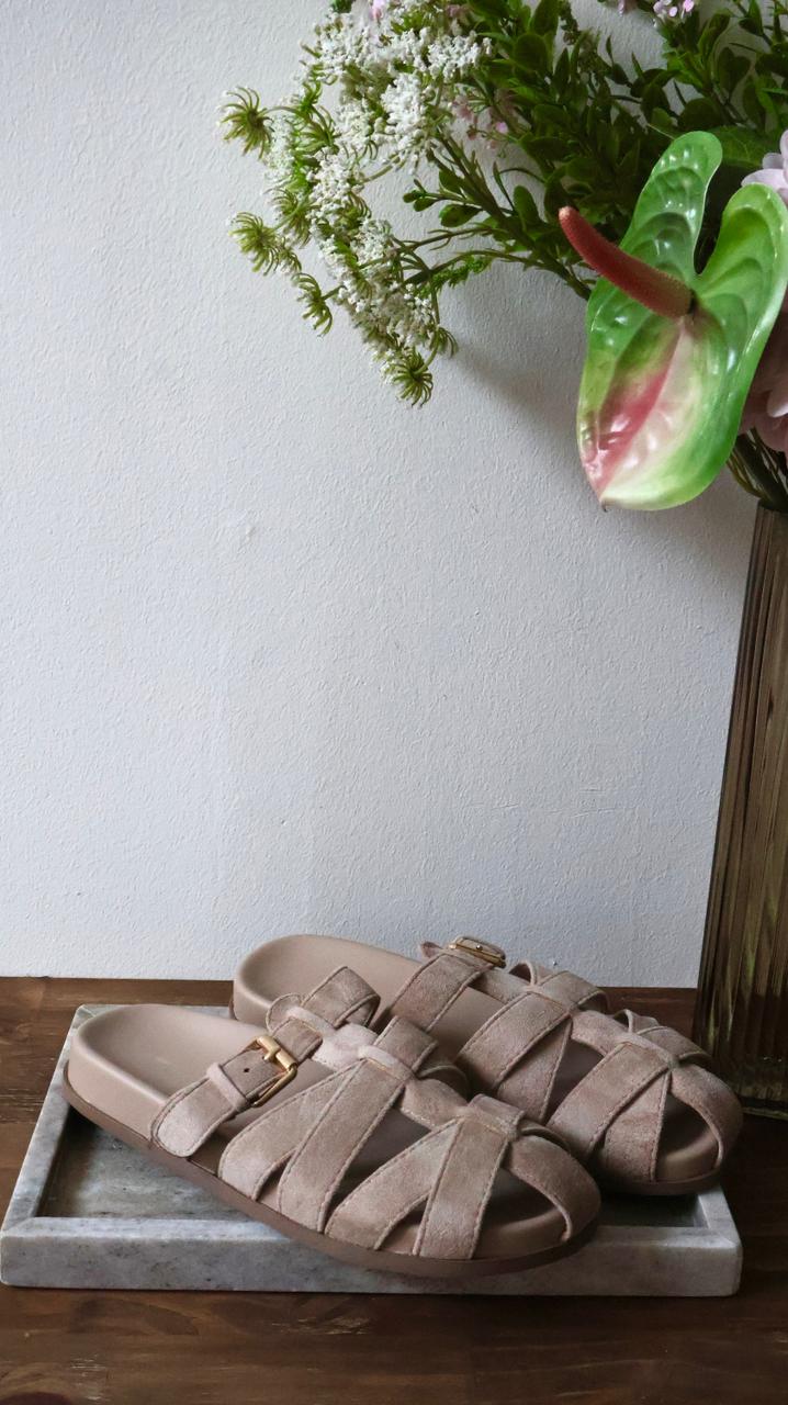 Mules ROSAS beige