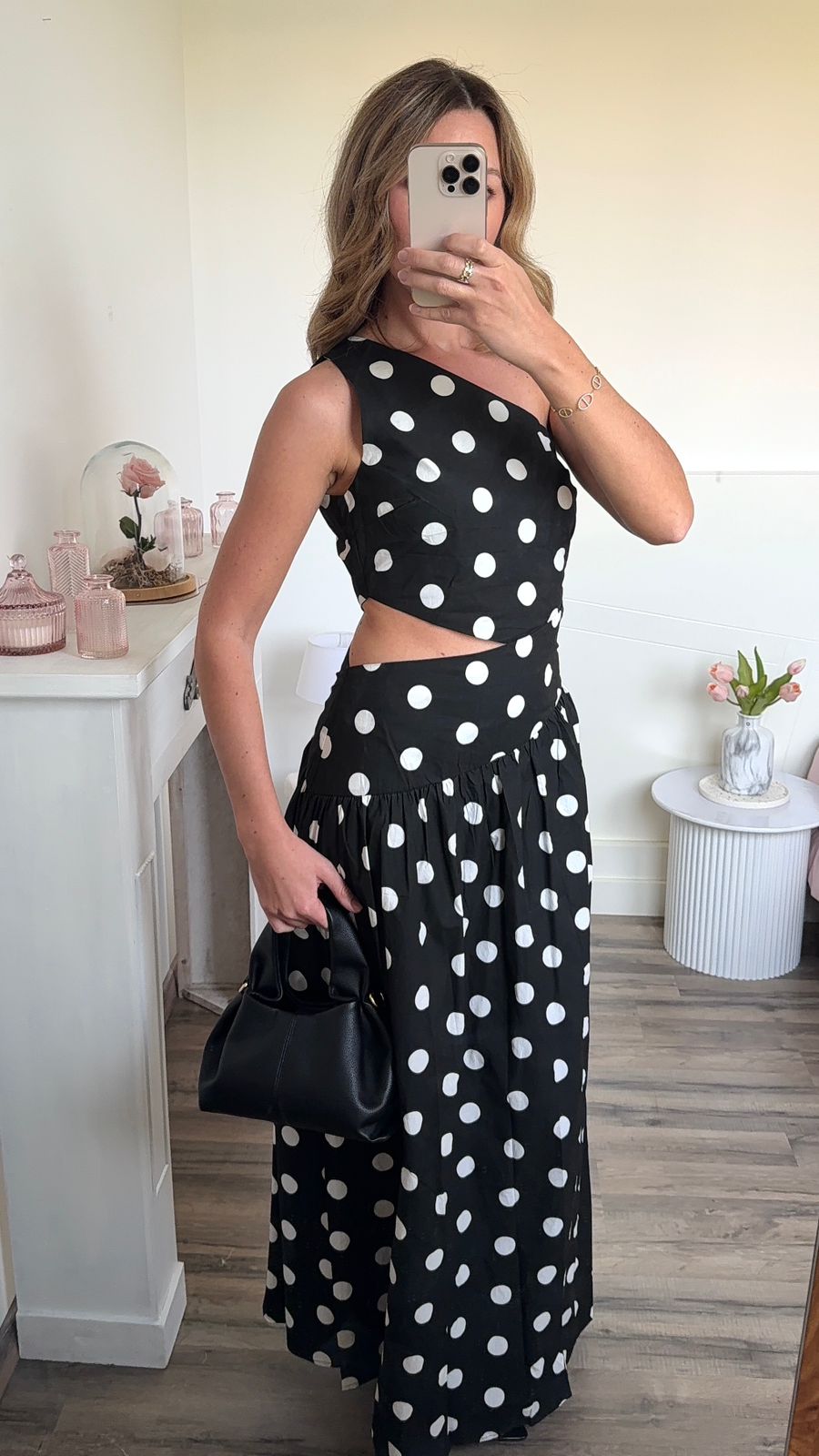 Robe Longue à Pois