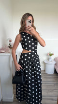 Robe Longue à Pois