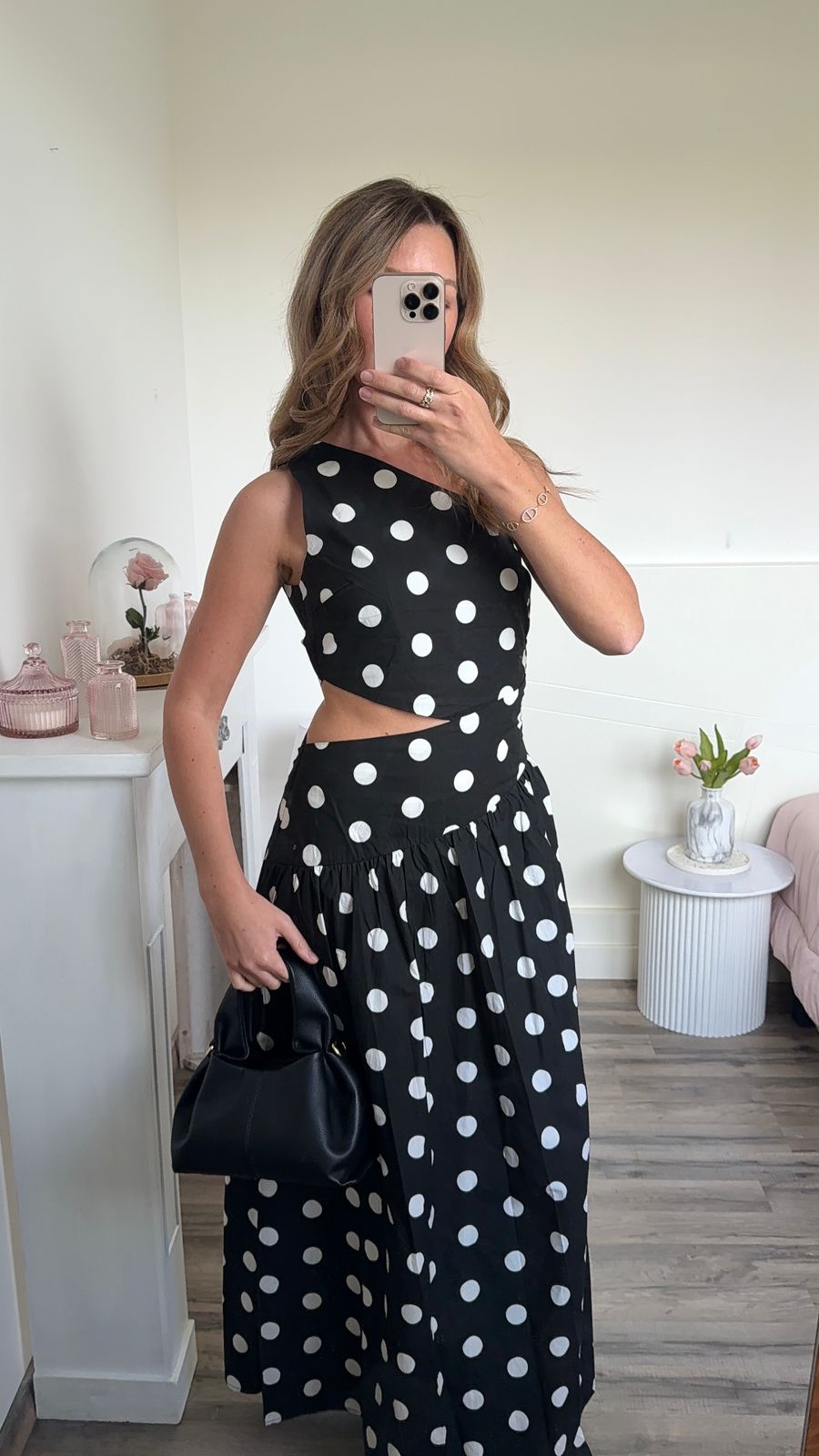 Robe Longue à Pois