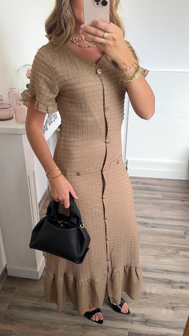 Robe Longue Riviera- Beige