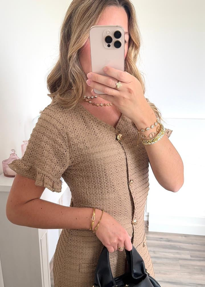Robe Longue Riviera- Beige