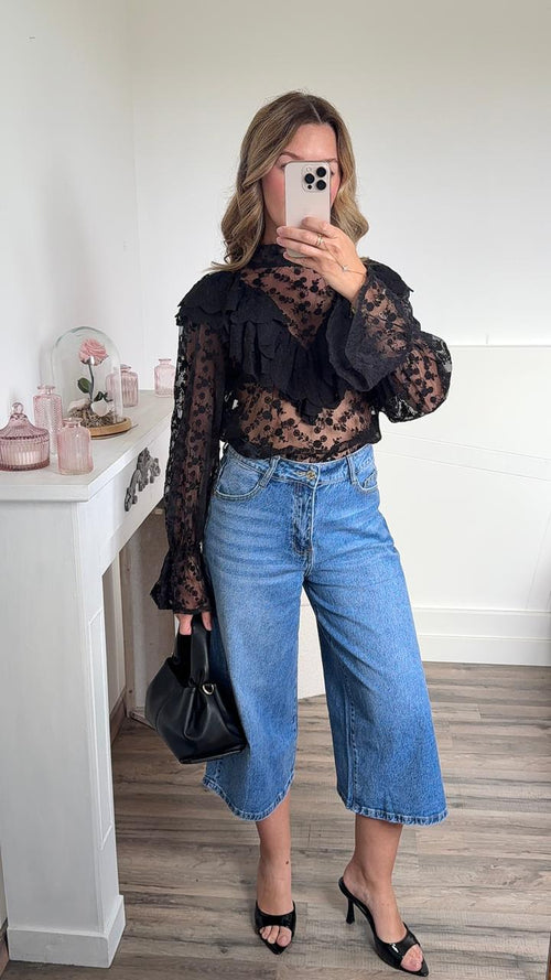 Blouse Laure en noir