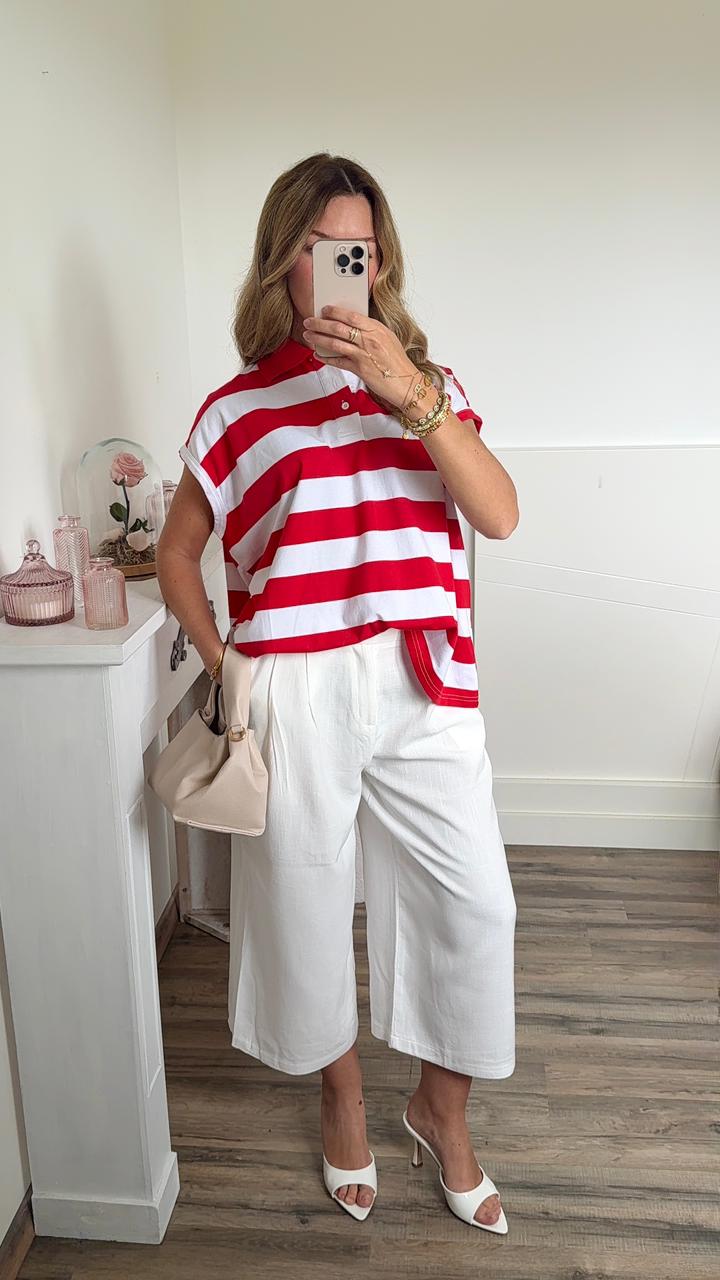 Polo "Riviera" - Rouge