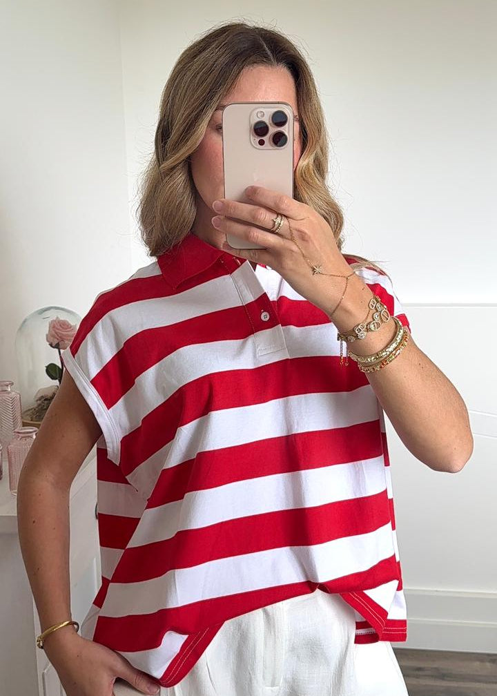 Polo "Riviera" - Rouge