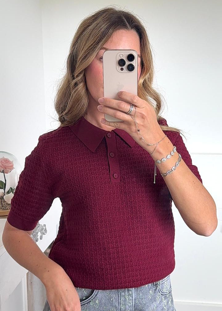 Polo "Bordeaux Bijou