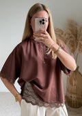 Top "Rubis Asymétrique" - Chocolat