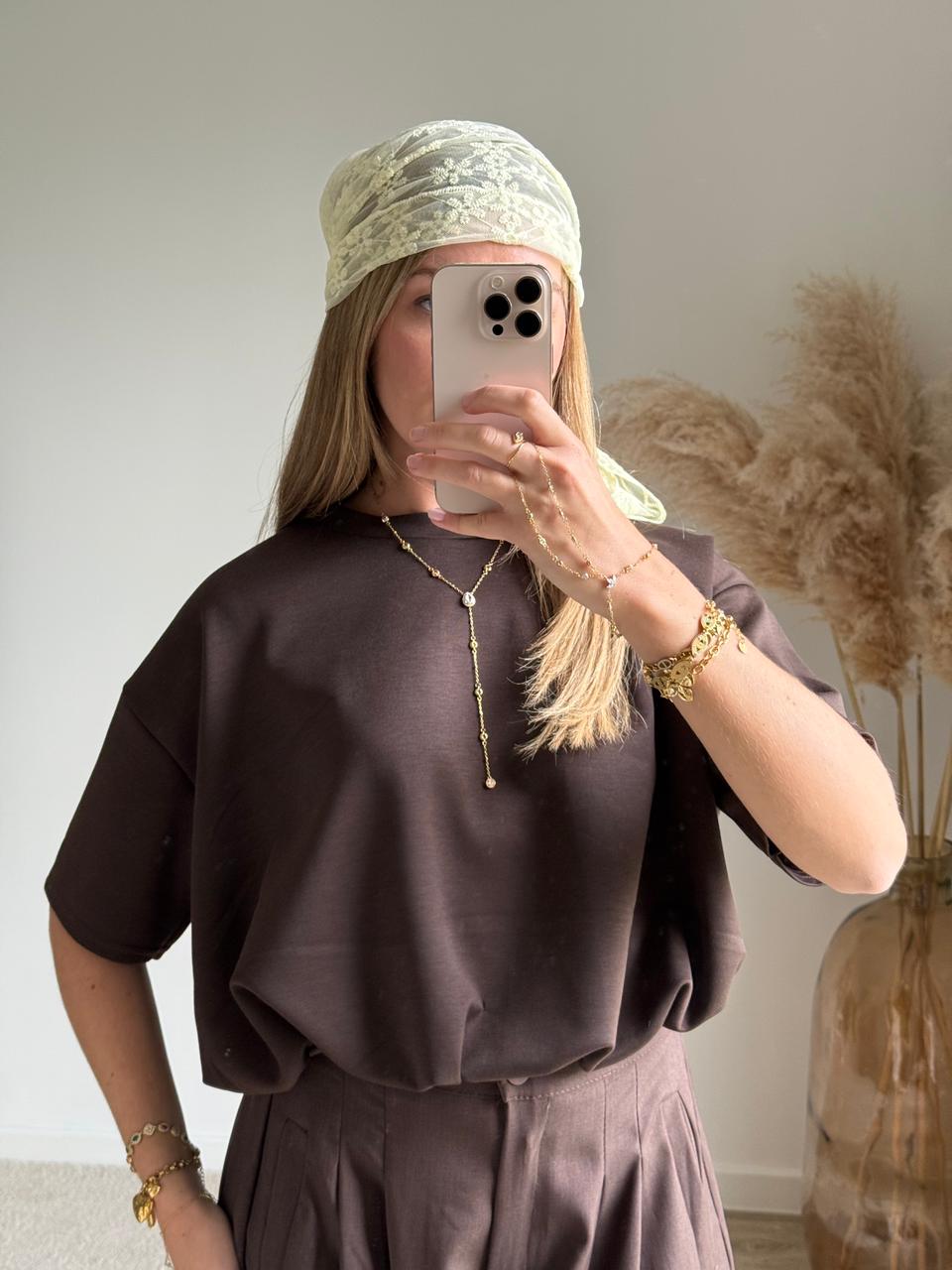 T-shirt ranelle  - Chocolat