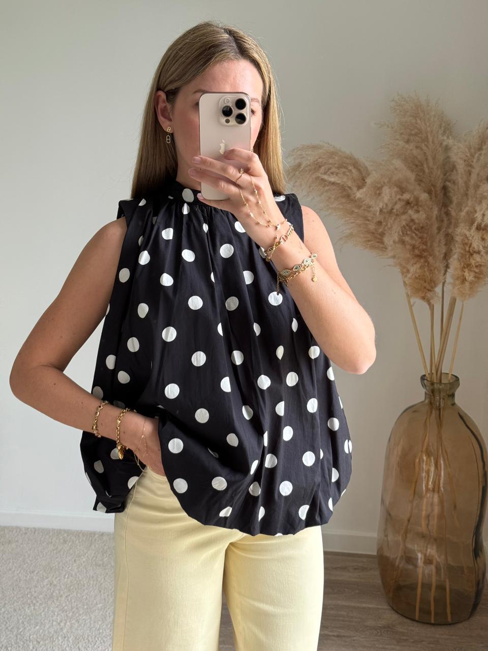 TOP MELISSA- Noir