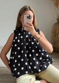 TOP MELISSA- Noir