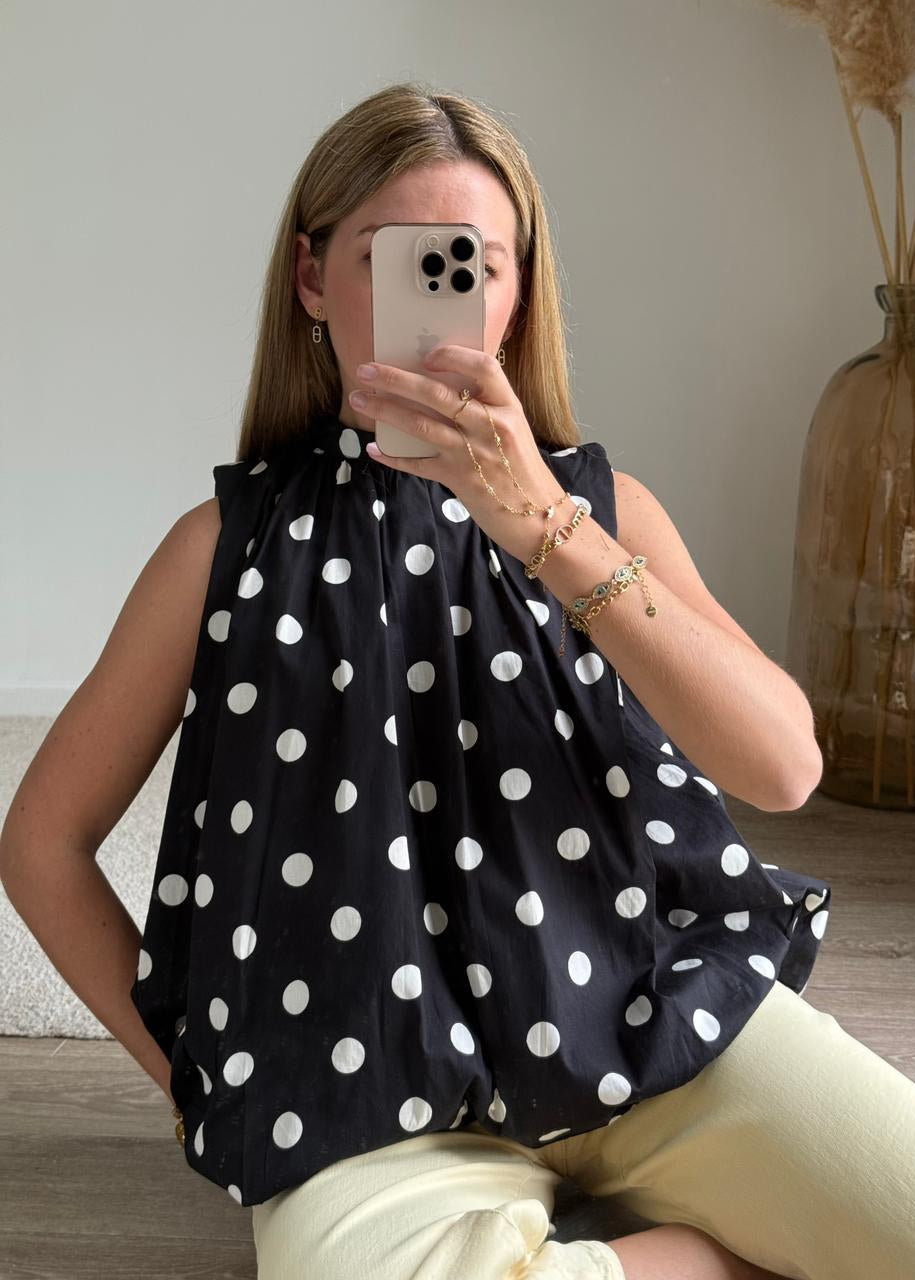 TOP MELISSA- Noir