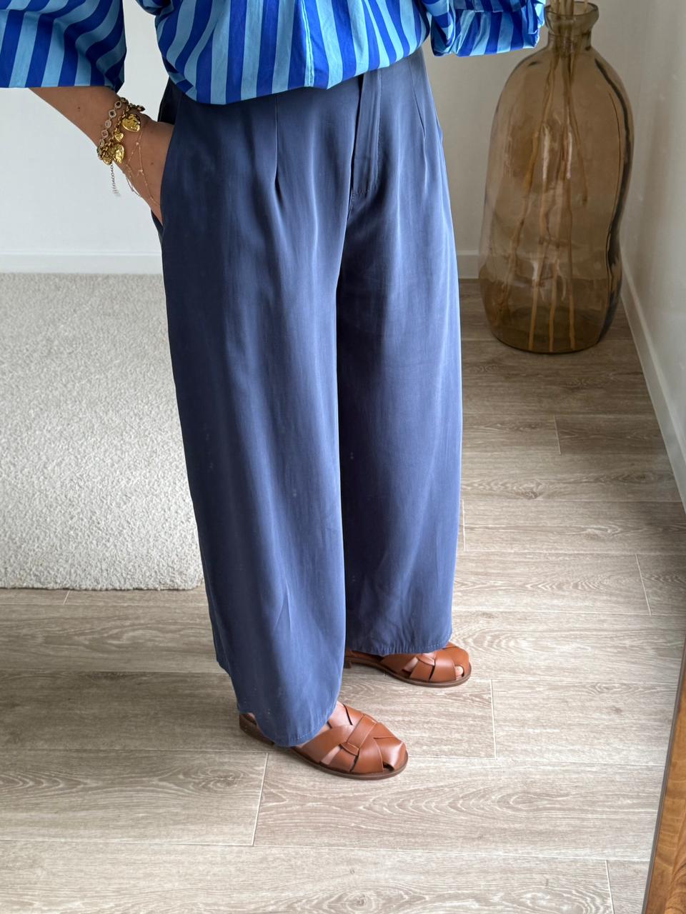 Pantalon Chloé- Bleu