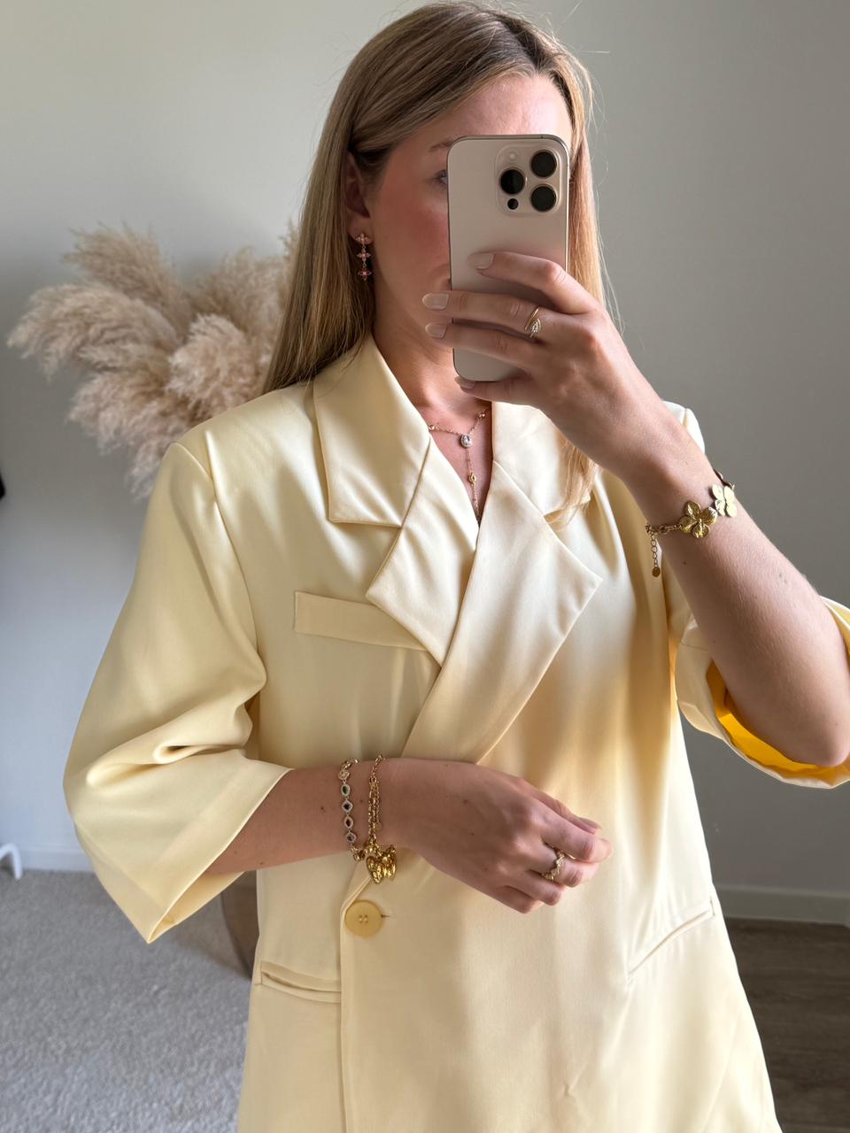 Ensemble Anne- jaune pastel