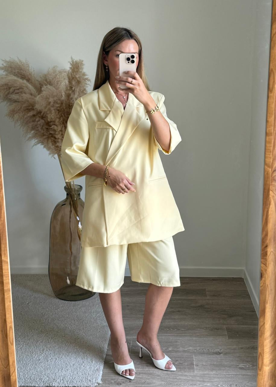 Ensemble Anne- jaune pastel