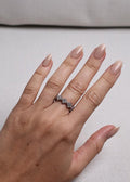 Bague Dorée Couronne de Fleurs – Argent