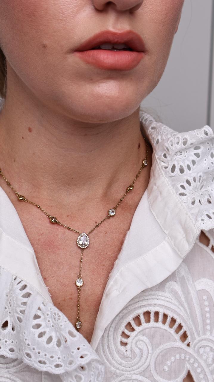 Collier y amaya doré