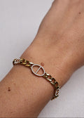 Bracelet Gourmette Maillon Iconique – Doré