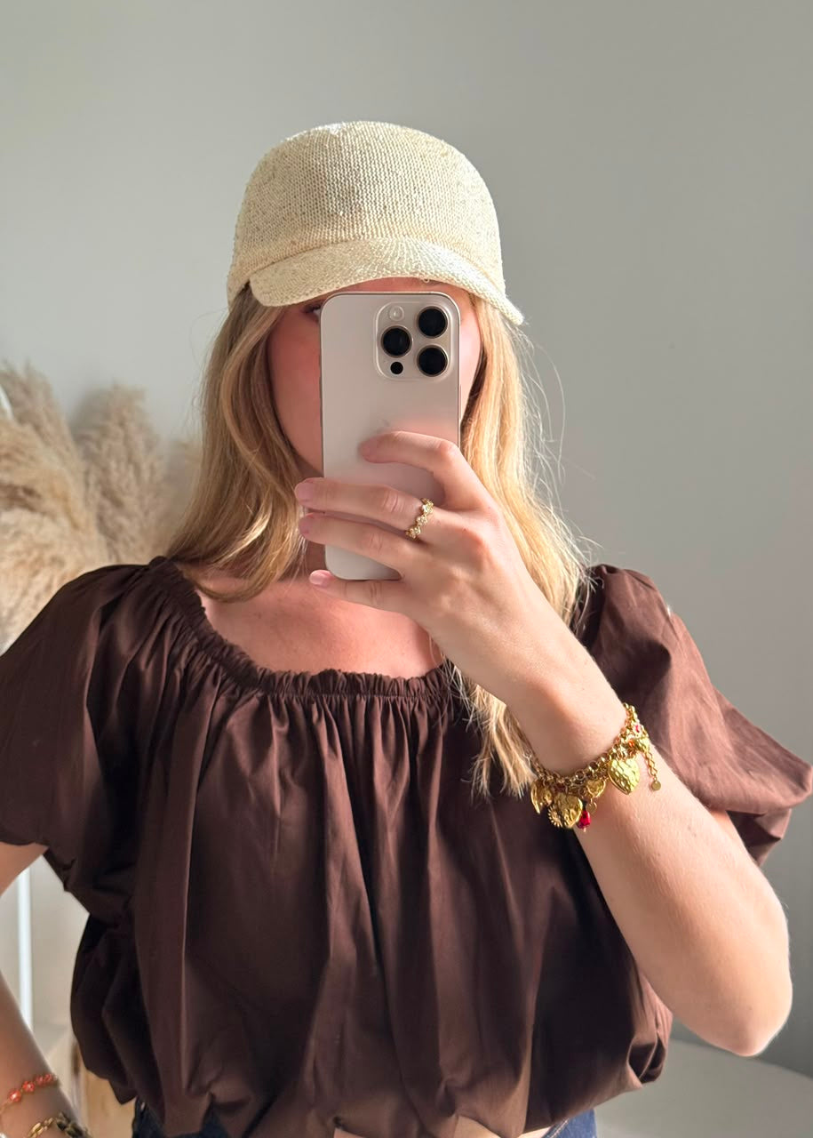 Casquette Laure - Jaune Pastel