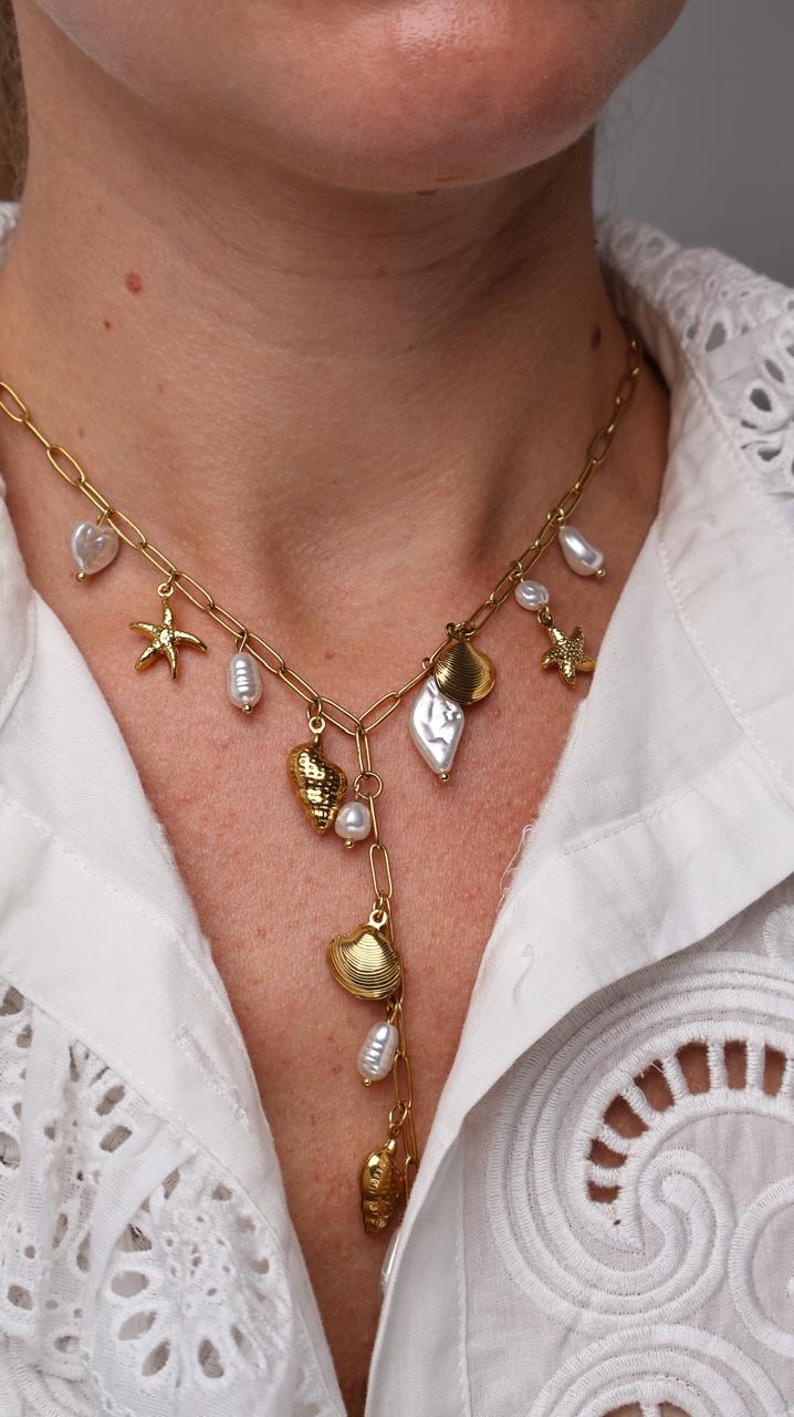 Collier à breloques "Marine Charms"