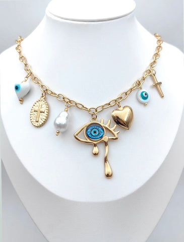 Collier Charm Set Audacieux