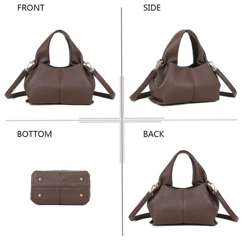 MINI SAC ÉPAULE marron