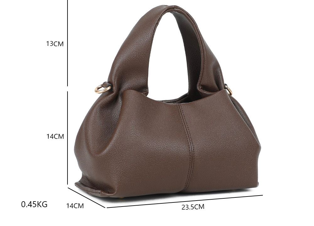 MINI SAC ÉPAULE marron