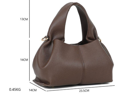 MINI SAC ÉPAULE marron