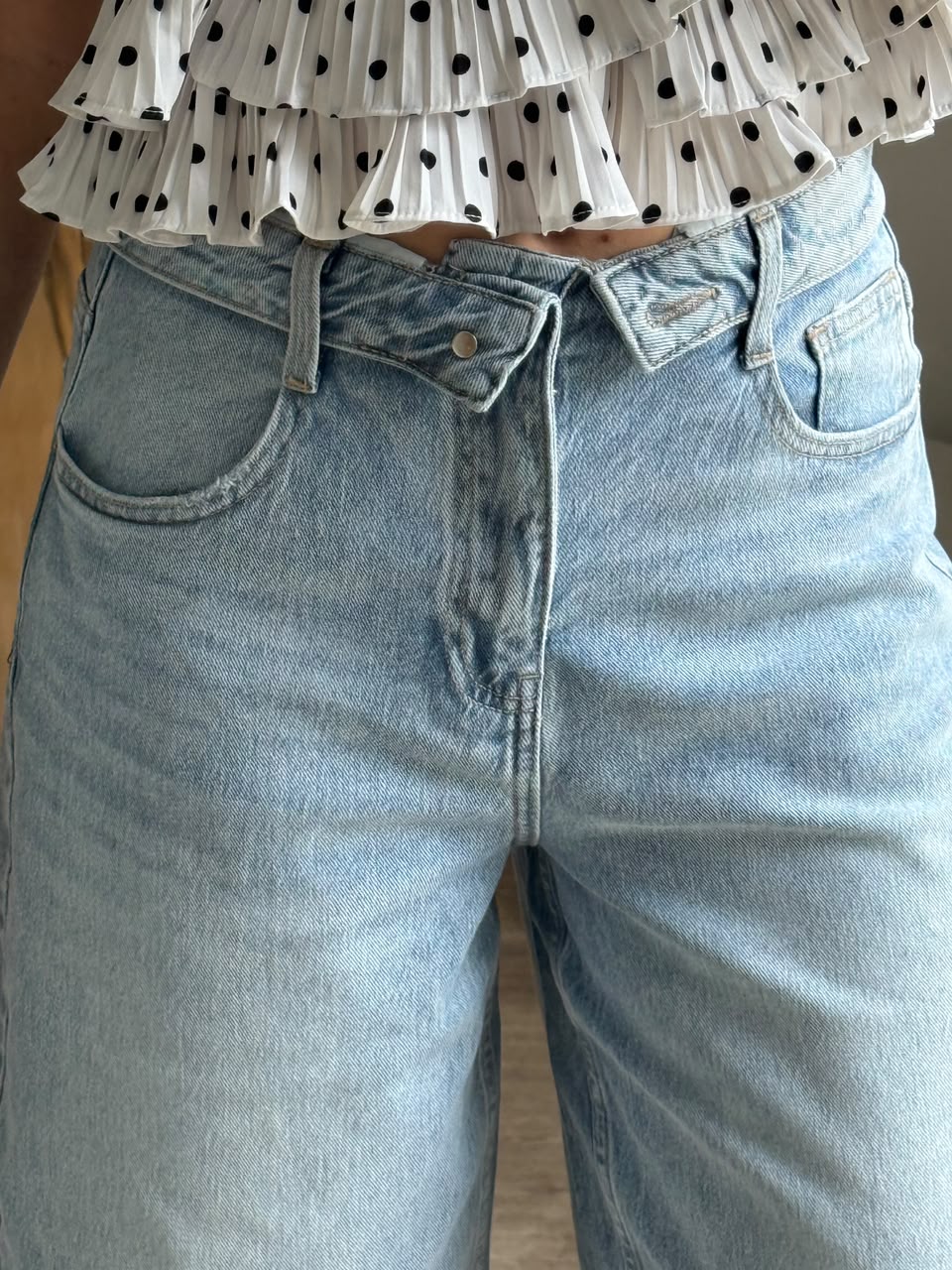 Short bermuda denim délavé